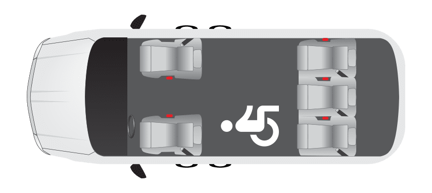 Wheelchair Accessible Van Seating Layout Diagram Phoenix